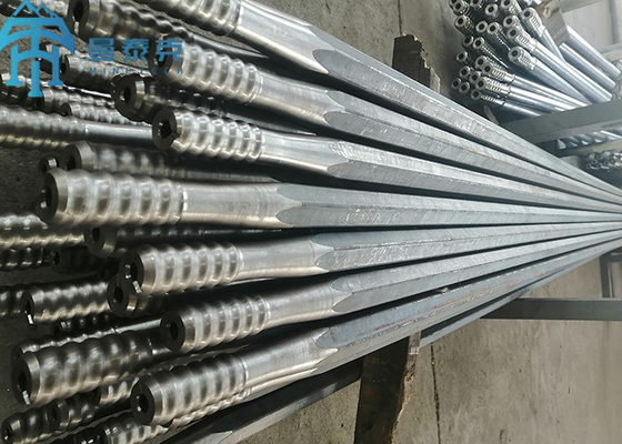 taladro Rod For Tunneling Hard Rock de la extensión de 3700m m T38-H35-R32 frecuencia intermedia