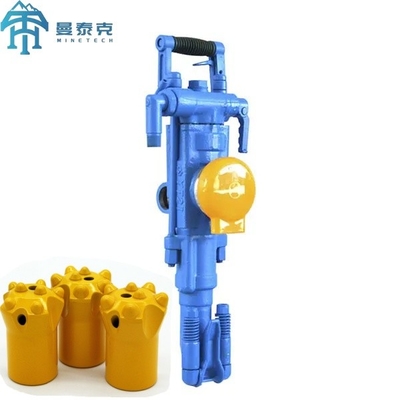 Martillo perforador neumático para roca con pata neumática, compresor de aire, equipo de perforación de roca YT27