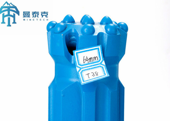 T38 3 pulgadas herramientas de perforación de roca cara plana botón de retracción para cantera y minería