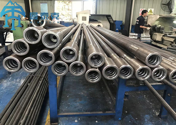 varilla de taladro de la frecuencia intermedia T45 de la longitud de los 3.66m que extrae piezas de la máquina de explotación minera del voladura del túnel