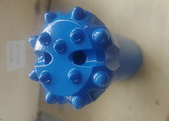 R32 76mm 45CrNi trozos de botón de rosca con 13 carburo para herramientas de perforación de martillo superior