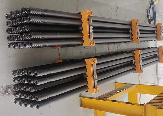 Forma redonda Varilla de extensión Herramientas de perforación de roca de minería T38 Varilla de perforación de rosca