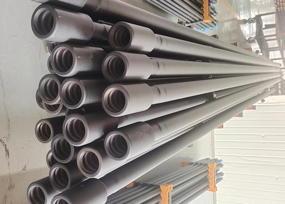 Forma redonda Varilla de extensión Herramientas de perforación de roca de minería T38 Varilla de perforación de rosca