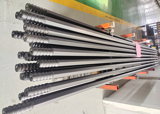 Forma redonda Varilla de extensión Herramientas de perforación de roca de minería T38 Varilla de perforación de rosca