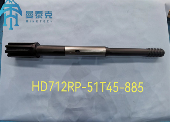 Adaptador de vigas de hilo T38 para tunelado Herramientas de perforación de martillo superior de 380 mm de longitud para aplicaciones de deriva y tunelado