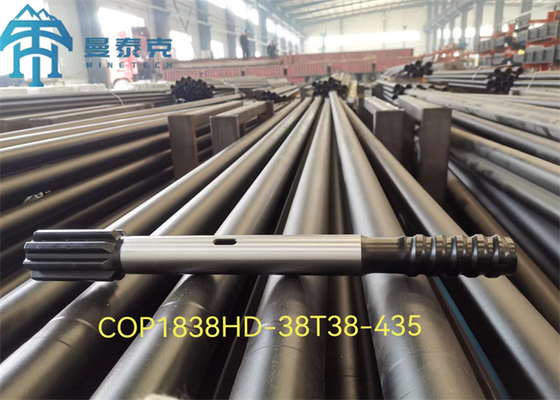 T38 Cop1838 525MM Minería Adaptador de vigas de roca dura Herramientas de minería