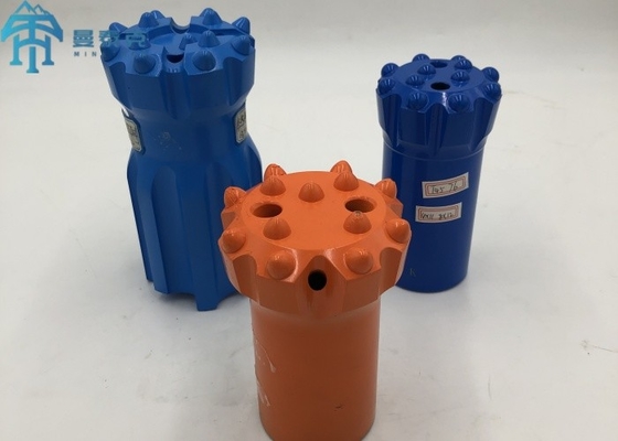 Herramientas de perforación con martillo superior 102 mm T51 Botón de rosca para perforación de roca