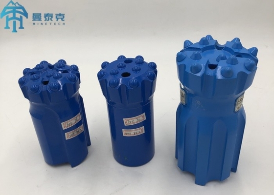 Broca de botón roscada de carburo de tungsteno T45 1.42kg para minería