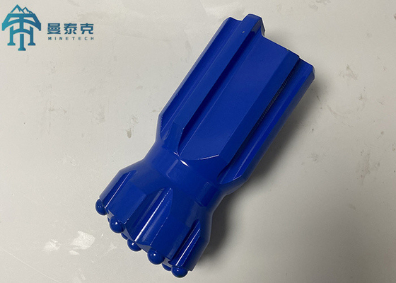 Herramientas de minería T51 152mm Perforación de roca Bit Color azul Botón balístico