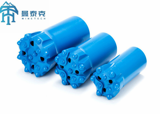 Buto de botón de rosca R32 de 41 mm para perforación minera - 6 botones