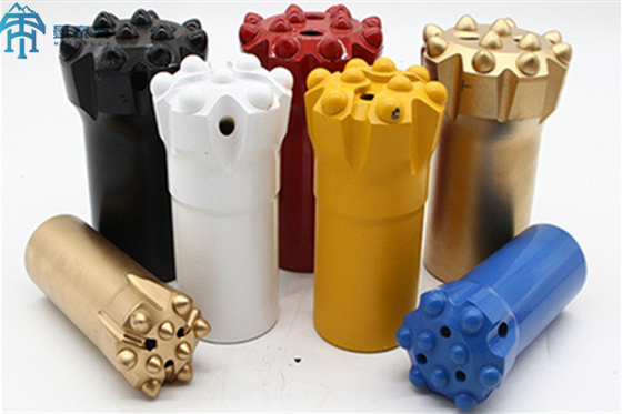 Perforación del carburo de tungsteno 51m m Dia Button Bit For Rock