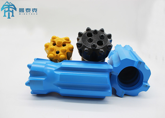 Top Hammer 76mm T45 Botón de retracción Bit Carburo de cemento Minería herramienta