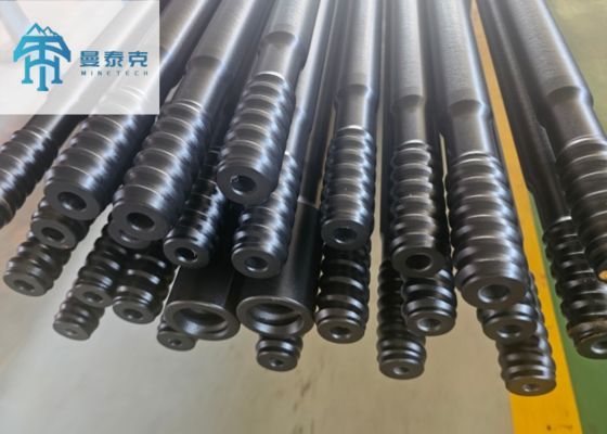 T38-H35-R32 Varilla de perforación de roca roscada de 2700 mm para la deriva en el túnel