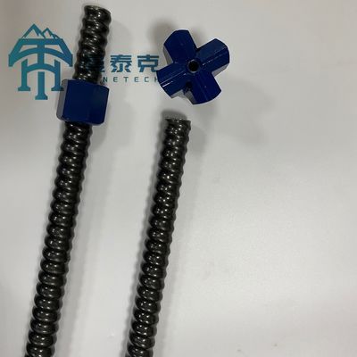 25mm-130mm de diámetro auto-perforación del perno de anclaje con 800MPa-1200MPa resistencia a la tracción y R32N-18.5 modelo para la minería