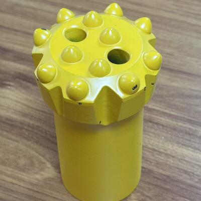 Broca de botón con rosca R32 de 43 mm para voladura y perforación en proyectos de infraestructura