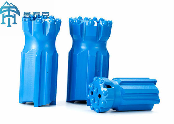 89m m azules contraen el pedazo de botón T51, herramientas de perforación de Dth de la roca del centro del descenso