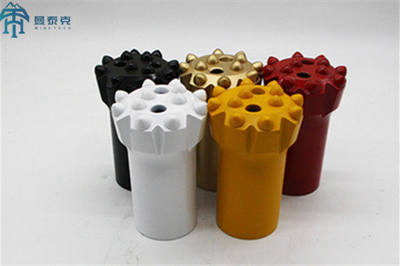 Sondeo superior de roca del botón del hilo del martillo trépano T38 76m m normales