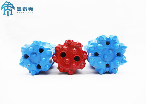 Broca de botón retráctil de carburo de tungsteno de alto rendimiento y alta eficiencia R32 51mm para perforación en roca dura a precio de fábrica