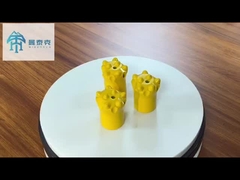 Perforación de roca con chisel cónica de 32 mm y 34 mm