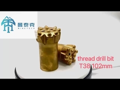 45-127mm R25-T51 Retrac Thread Button Bit Ballístico / Esférico