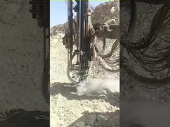 Broca de botón roscada T38 de 64 mm funcionando con buen rendimiento en Arabia Saudita