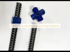 Anclaje autoperforante hueco R32 6m para estabilización de taludes